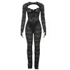 LACED 2 PC HOLLOW OUT SET
