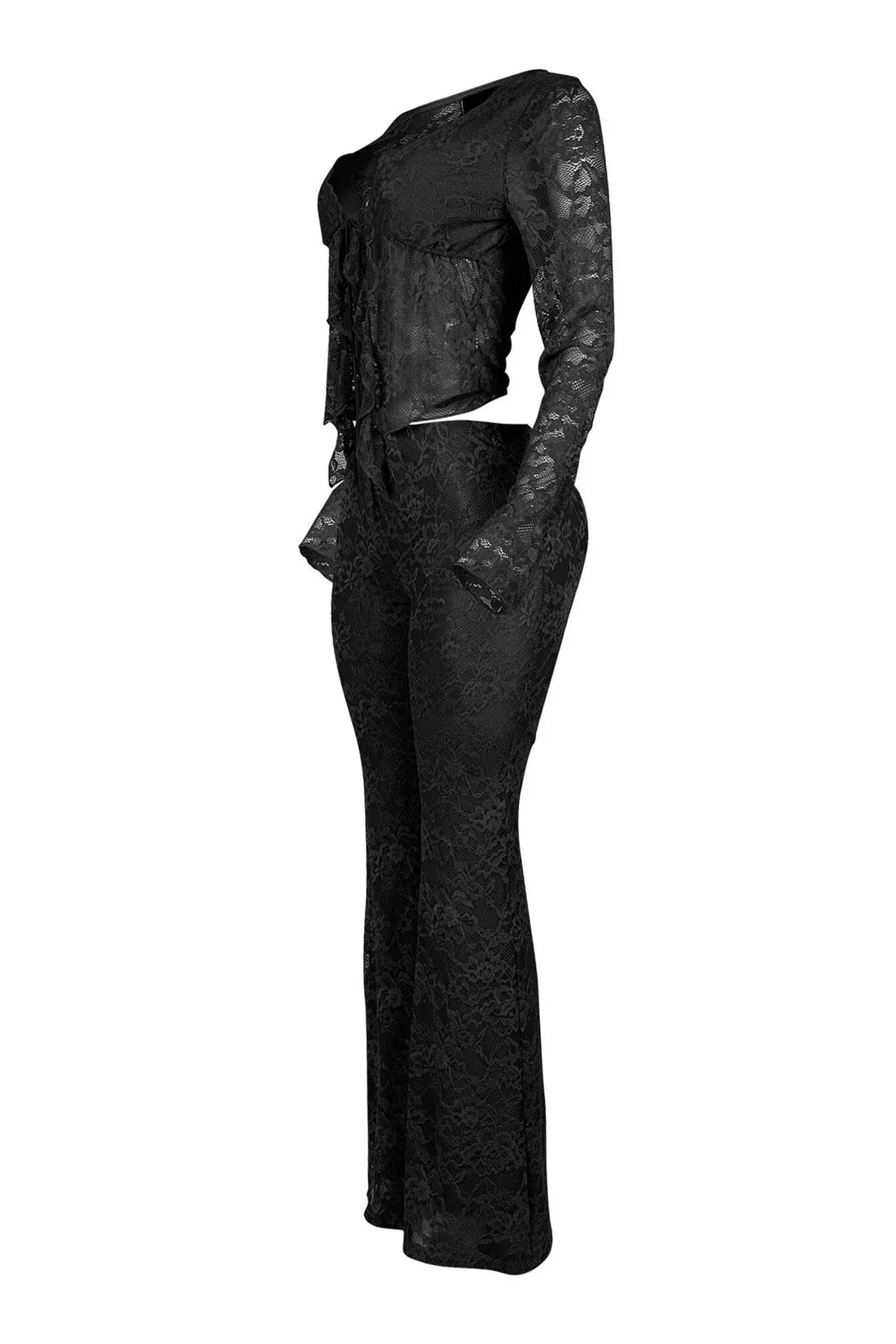 FLIRTY 2 PC LACE PANTS SET