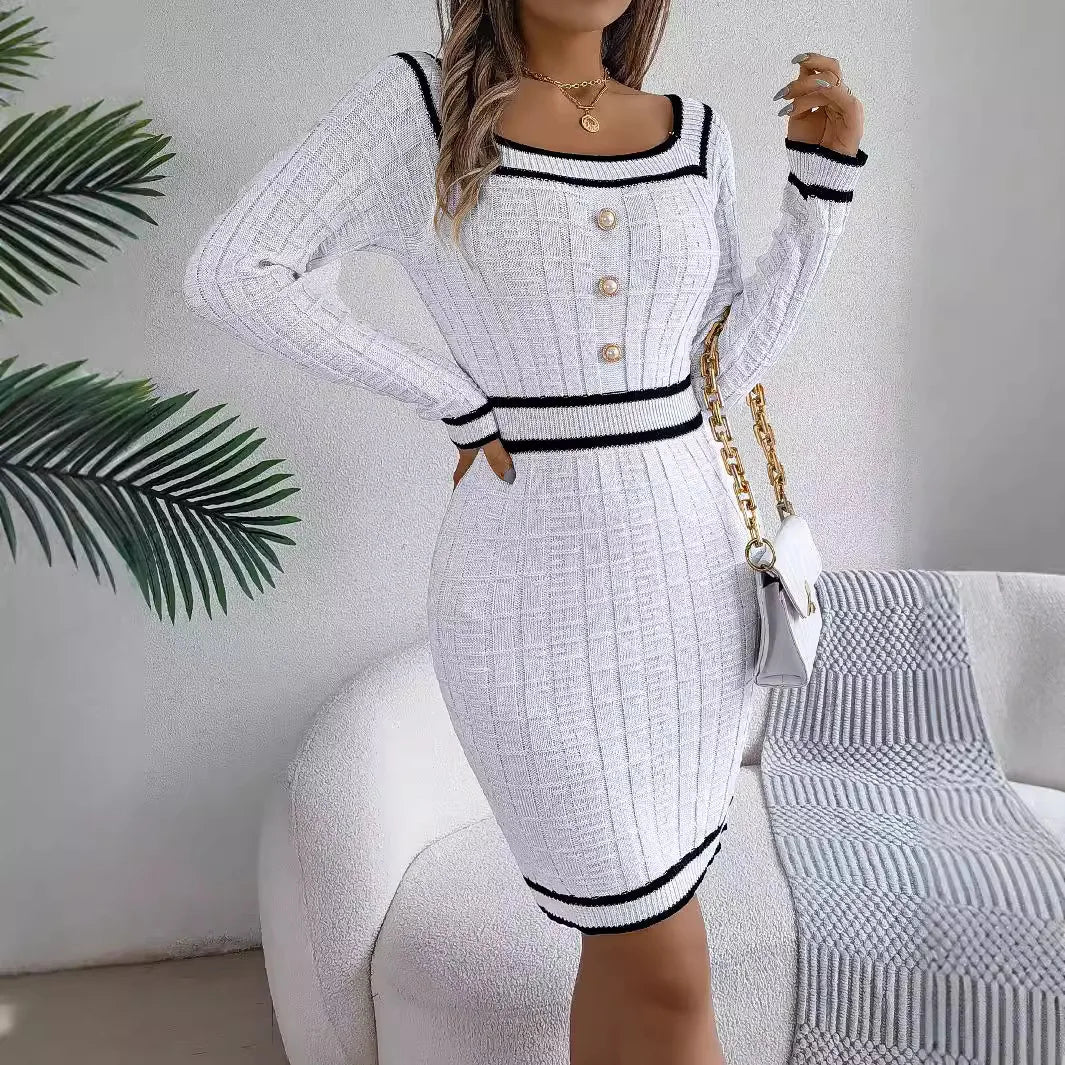 NO COMPARISON SQUARE COLLAR DRESS