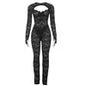 LACED 2 PC HOLLOW OUT SET