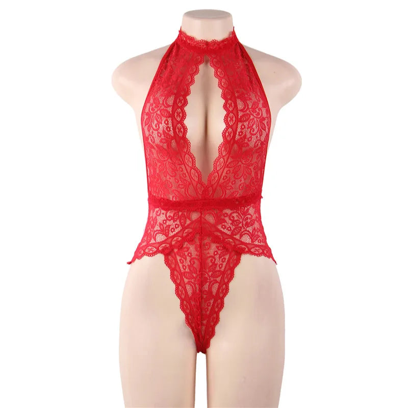 COME HERE DEAR PLUS CURVY LINGERIE JUMPSUIT