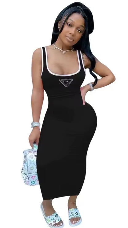 AZURI MERCH MAXI DRESS