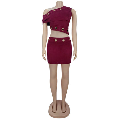 SUEDE 2 PIECE SET