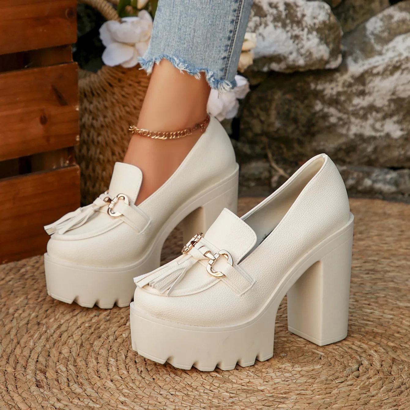 Mary Jane Chunky Heels