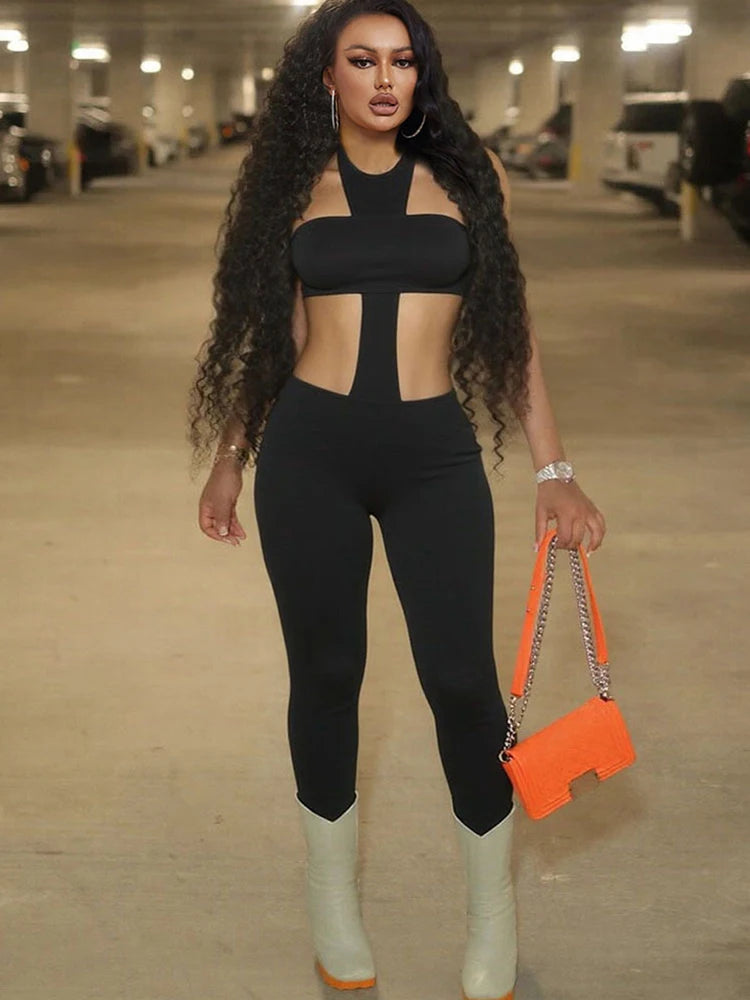 SEXY IRREGULAR JUMPSUIT