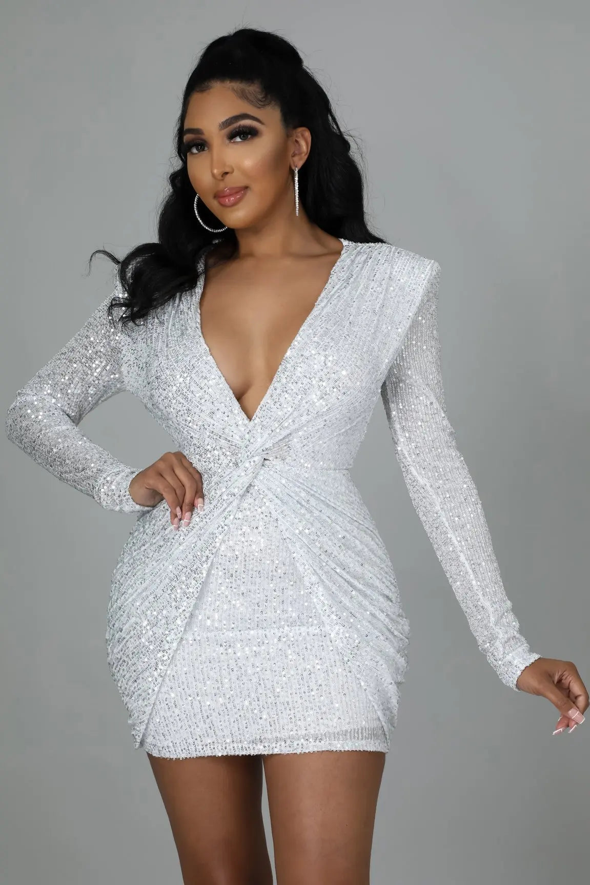 SEQUIN BEAUTY EVENING DRESS