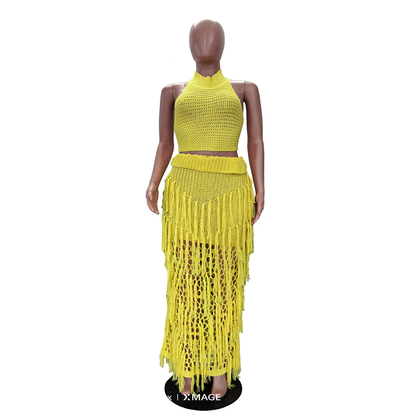 TASSEL PATCHWORK 2 PIECE SET