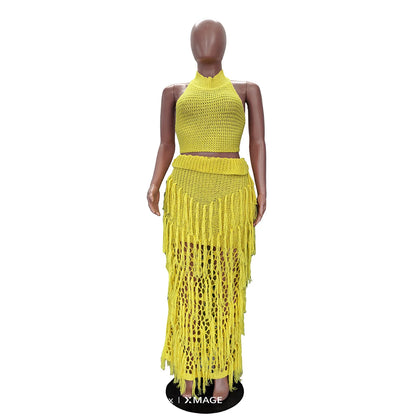 TASSEL PATCHWORK 2 PIECE SET