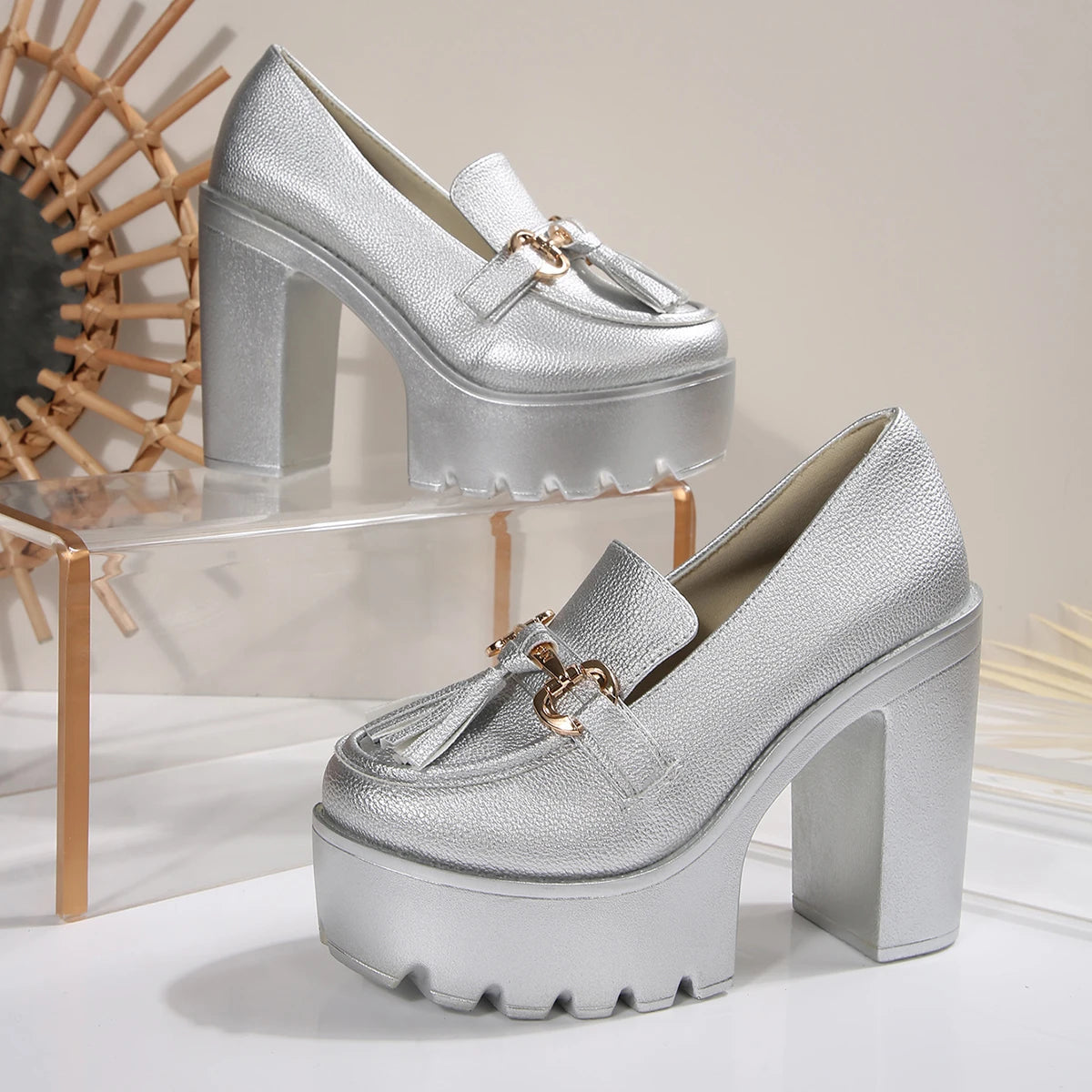 Mary Jane Chunky Heels