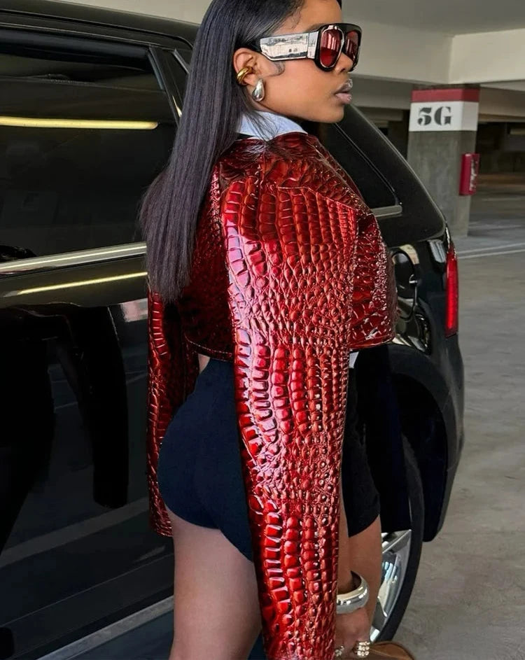 Lux Print Streetwear Jacket