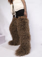 THIGH HIGH MONGOLIAN BOOTS