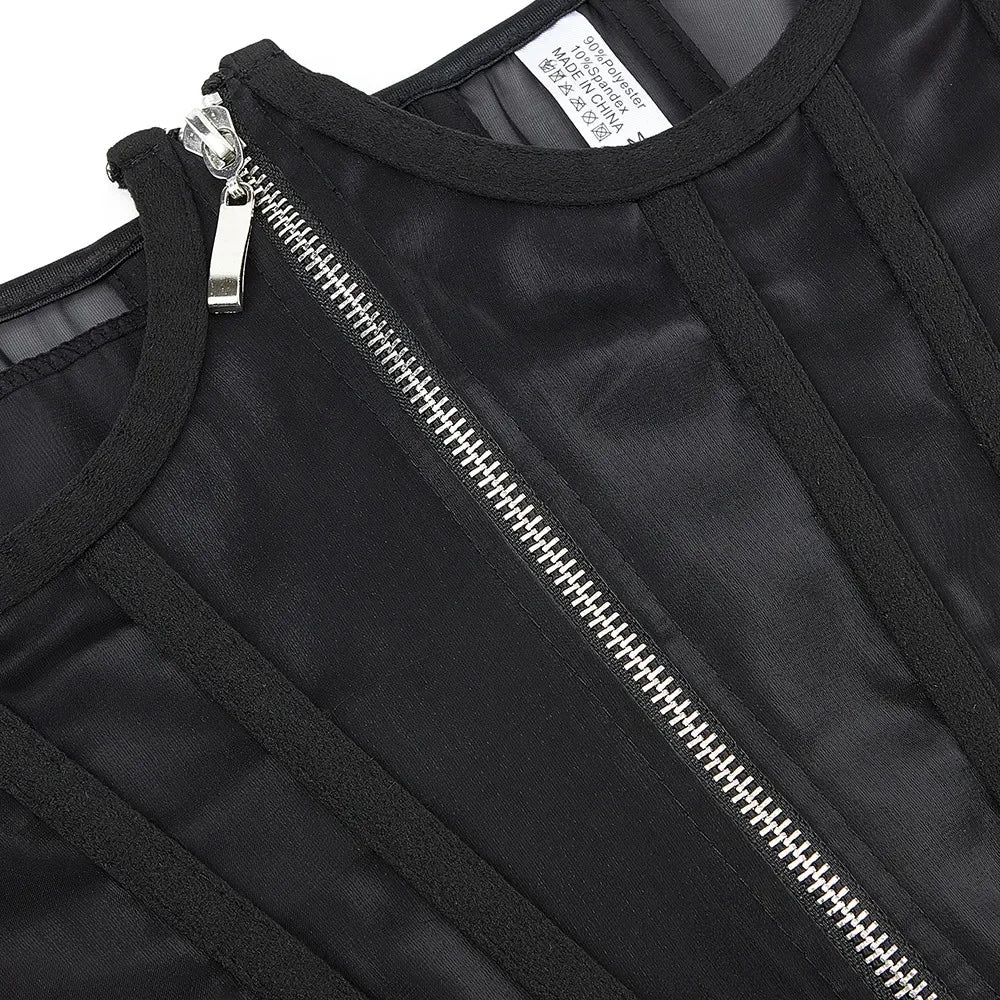 SEXY BONE MESH CORSET