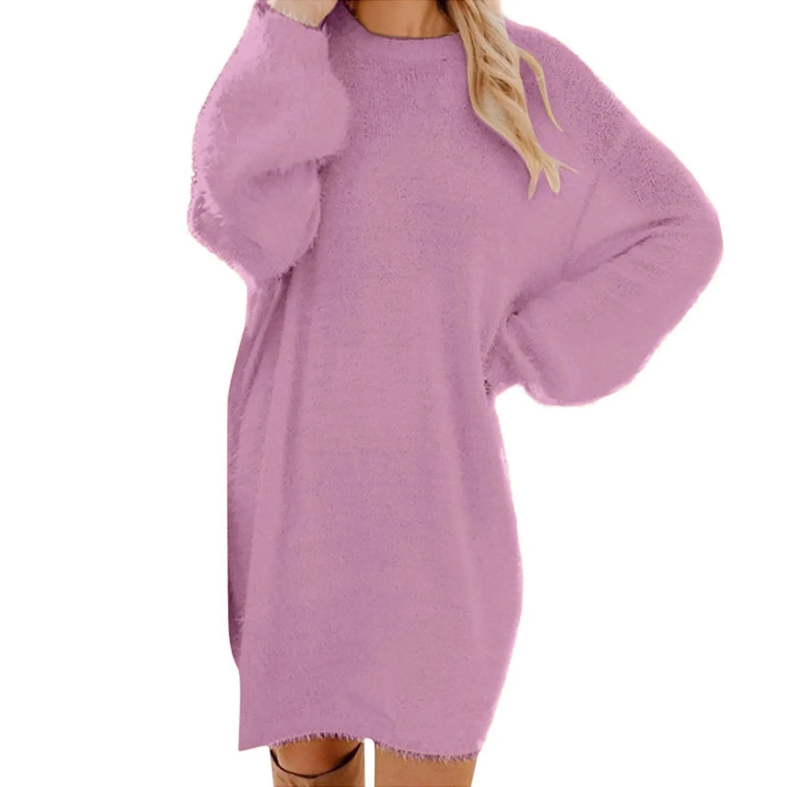 Oversized Casual Sweater Dress