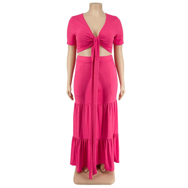 OWN THE ROOM FLARED PANTS CURVY PLUS SET