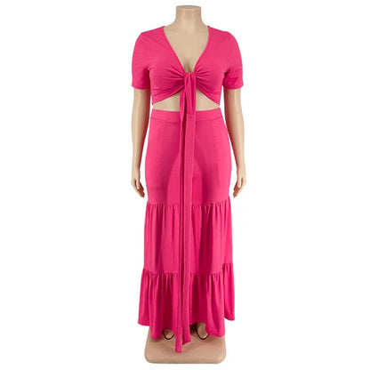 OWN THE ROOM FLARED PANTS CURVY PLUS SET