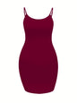 Plus Curvy Winter Mini Scoop neck dress