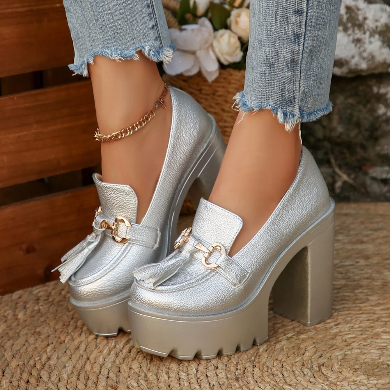 Mary Jane Chunky Heels