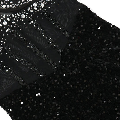 VELVET DIAMOND MAXI DRESS