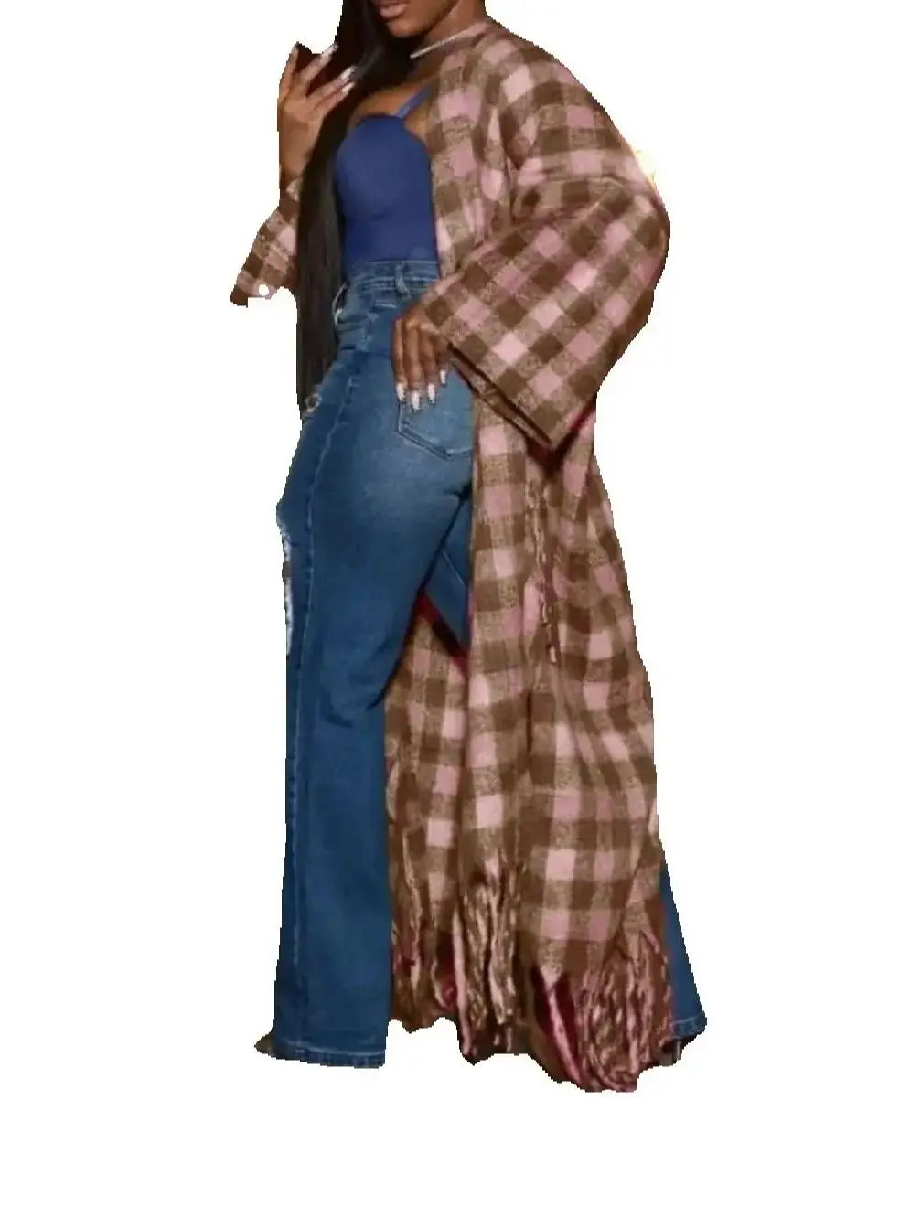 PLUS CURVY WINTER OVERSIZED CARDIGAN