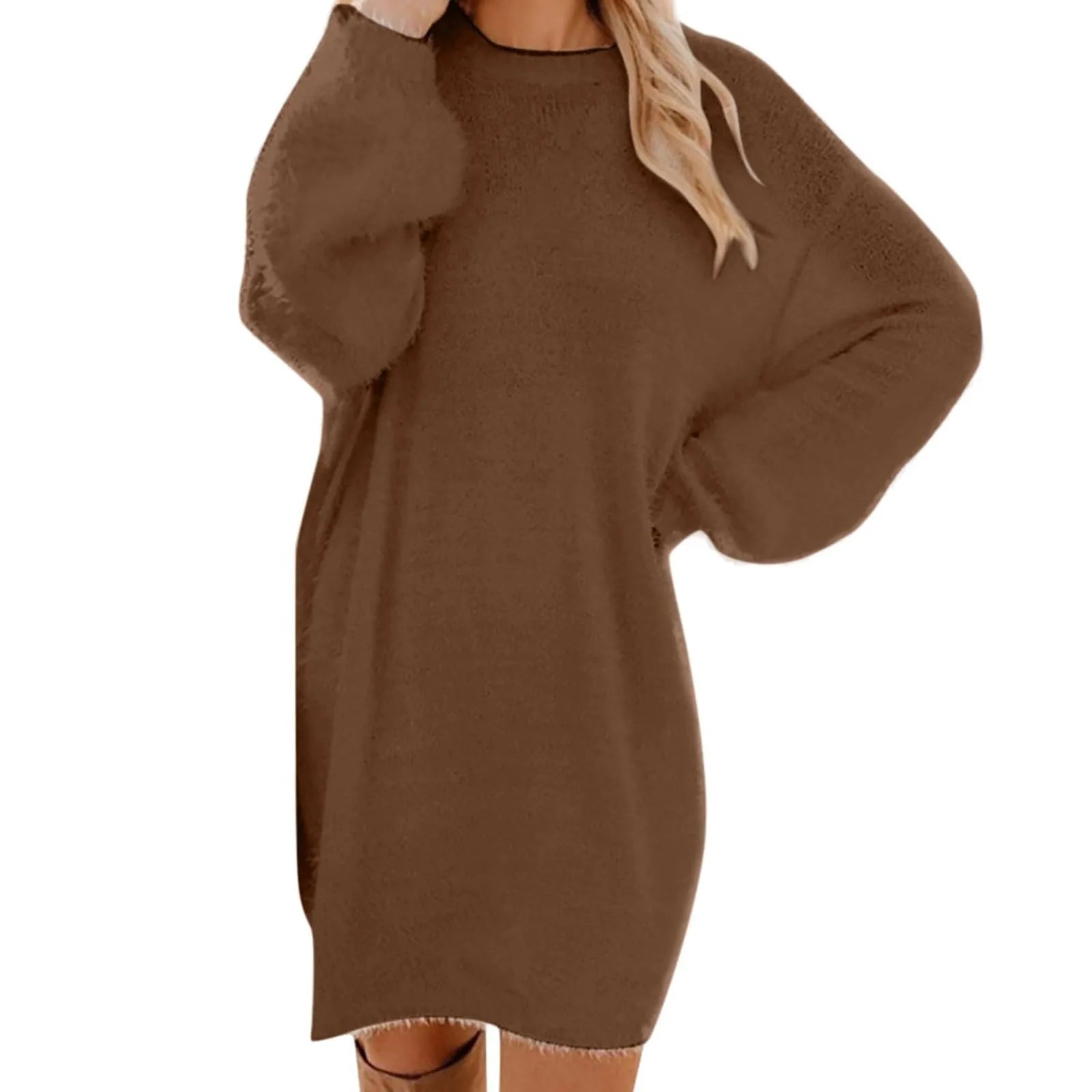 Oversized Casual Sweater Dress