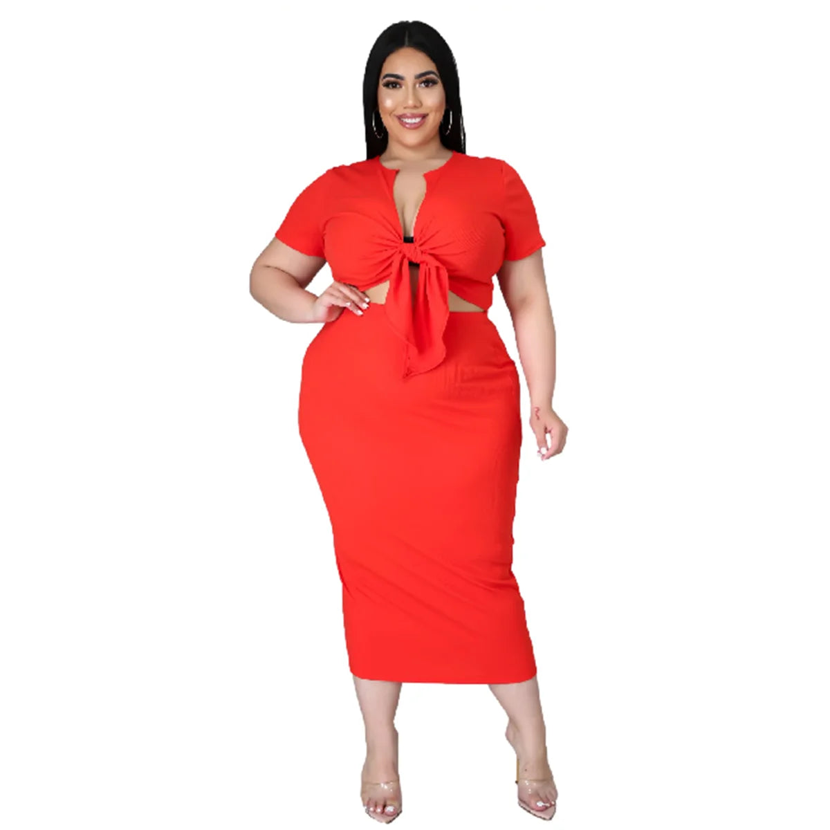 HOT TOPIC 2 PC PLUS CURVY SKIRT SET