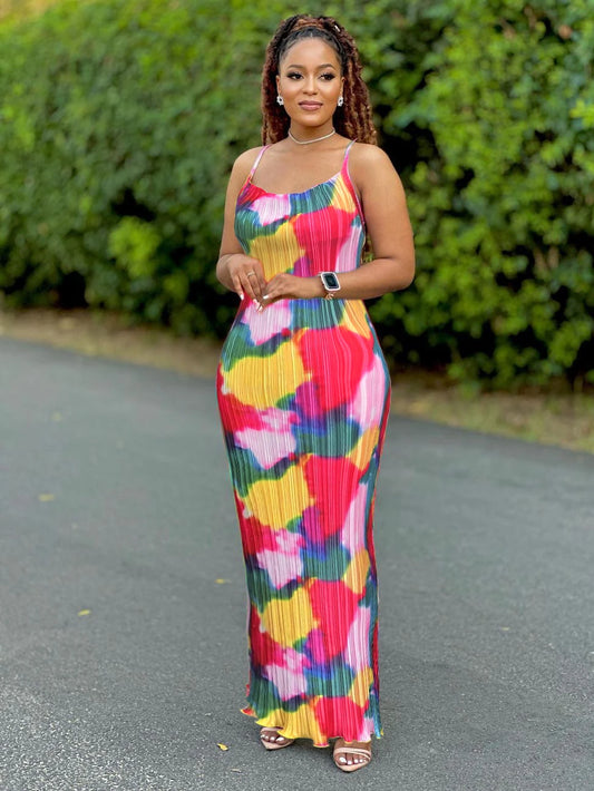 SWEETIE TYE DYE MAXI DRESS