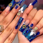 24 PCS SHIMMER LONG LUXURY PRESS ON NAILS