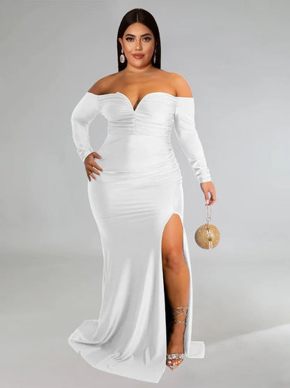 PLUS CURVY ELEGANT DRESSES