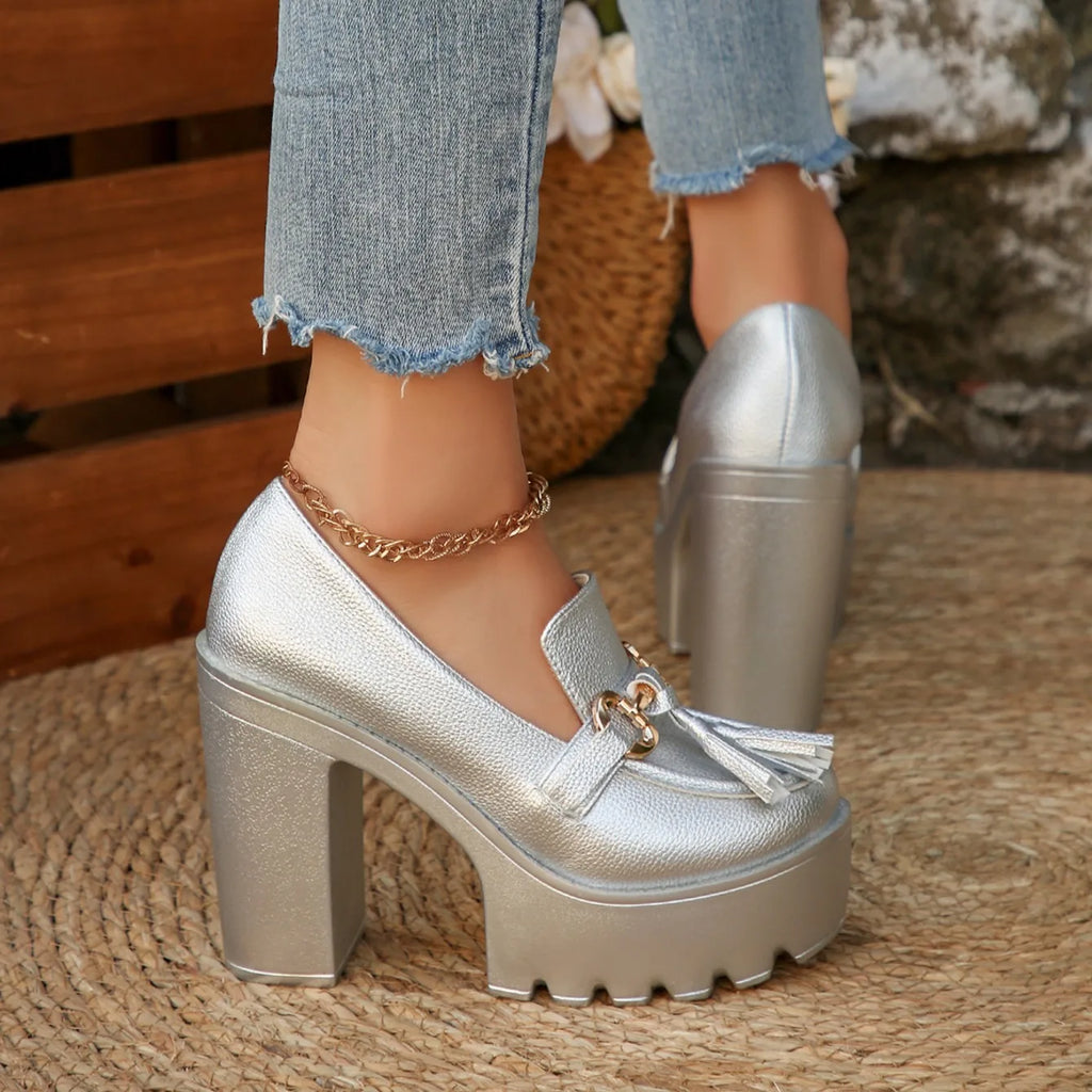 Mary Jane Chunky Heels