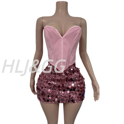 OFF SHOULDER CORSET 2- PIECE SET