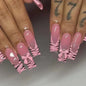 24 PCS SHIMMER LONG LUXURY PRESS ON NAILS