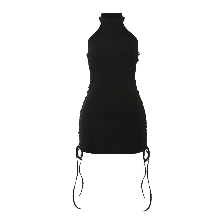 SHIRRING HOTTIE LACE DRESS