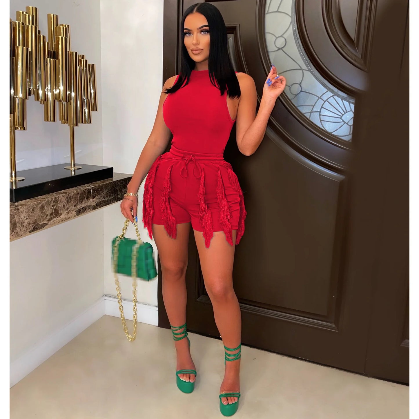 TASSEL SHORT SET