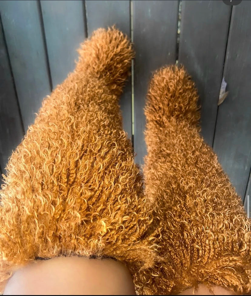 THIGH HIGH MONGOLIAN BOOTS