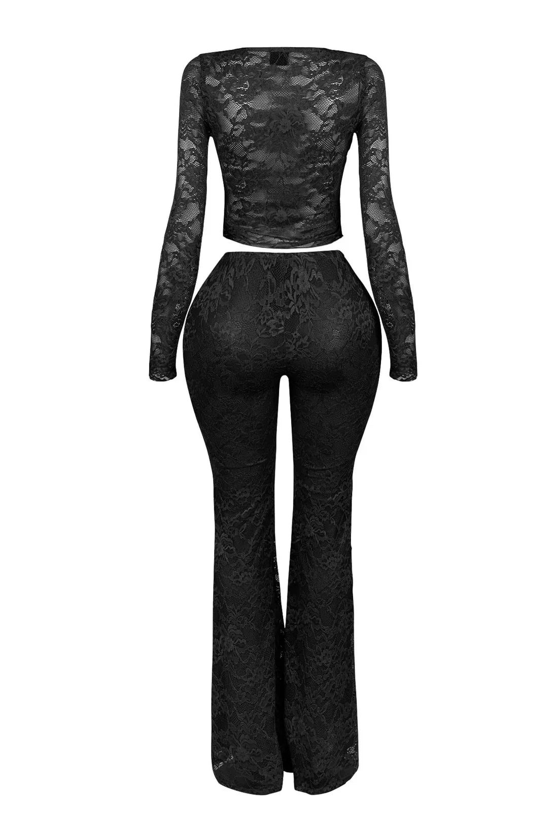 FLIRTY 2 PC LACE PANTS SET