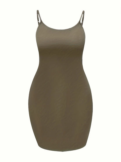 Plus Curvy Winter Mini Scoop neck dress