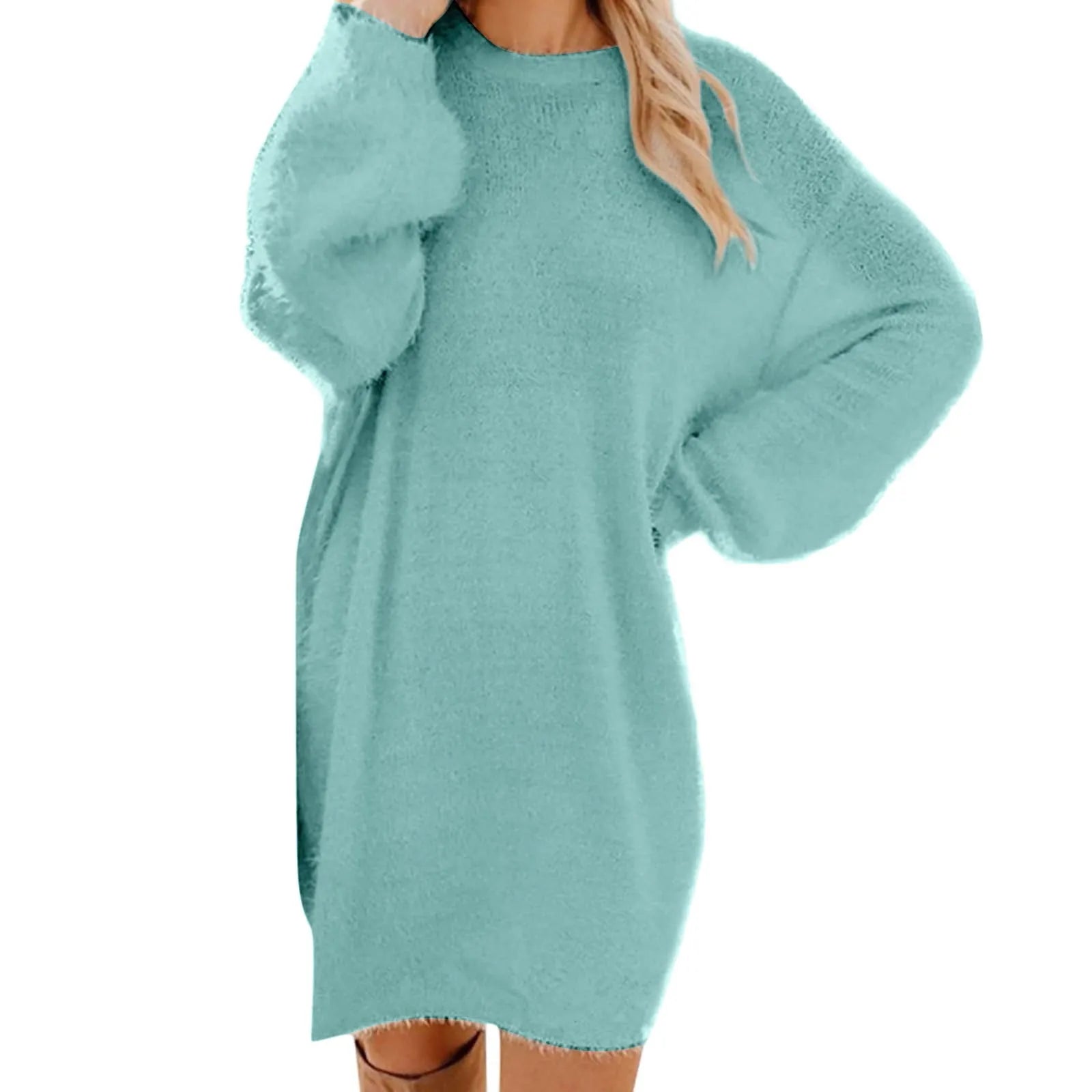 Oversized Casual Sweater Dress