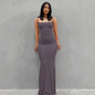 Casual Trumpet Maxi Dress