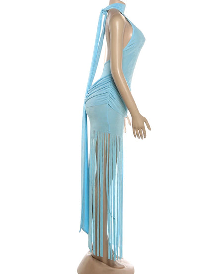ASSYMETRICAL VELVET DRESS
