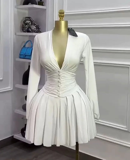 LOVE AT FIRST SITE VNECK DRESS