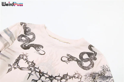 CLASSIC DRAGON PRINT MESH 2 PC SET