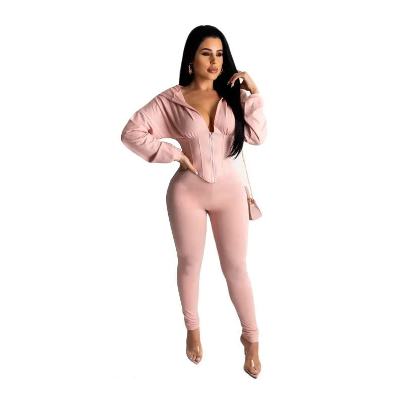CORSET CARDIGAN MATCHING SET