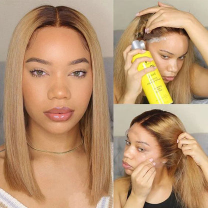 OMBRE BLOND SHORT BOB UNIT