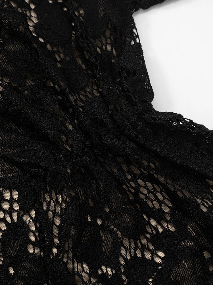 MESH LACE 2 PC PANTS SET