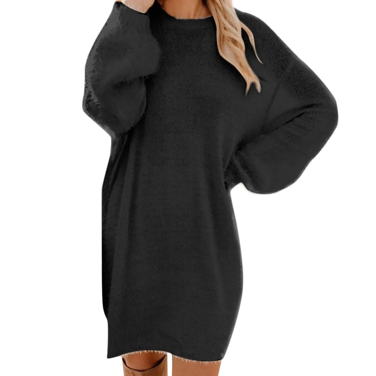 Oversized Casual Sweater Dress