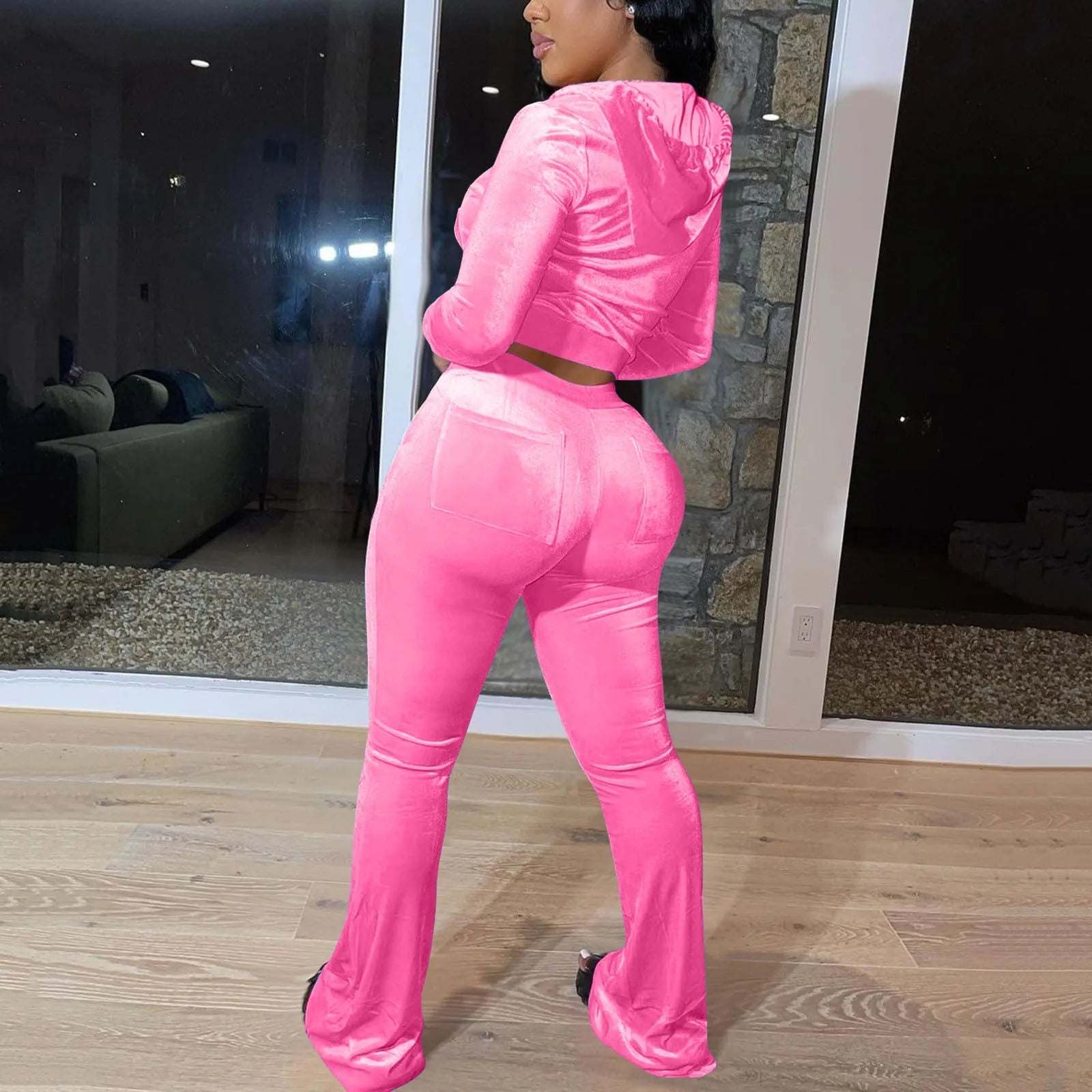 AZURI VELOUR 2 PIECE SET