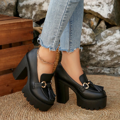 Mary Jane Chunky Heels
