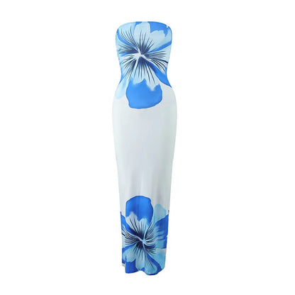 STRAPLESS SPRING DRESS