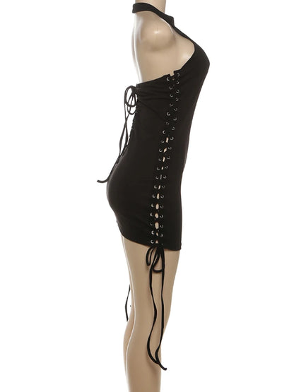 SHIRRING HOTTIE LACE DRESS