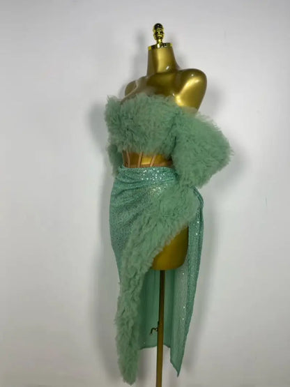 CELEBRITY 2 PIECE SKIRT SET